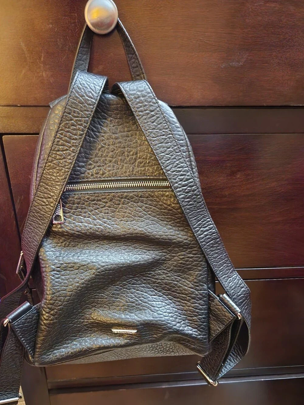 Rebecca Minkoff Pebbled Leather Backpack.